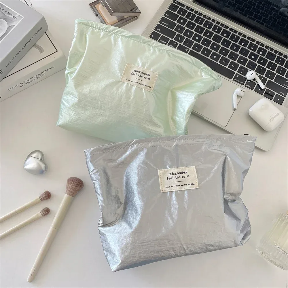 grand sac à cosmétiques pour femmes, organisateur de maquillage à fermeture éclair étanche, trousse de beauté de voyage