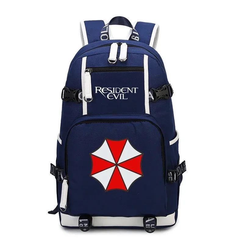 r-resident evil u-umbrellas sac à dos d'impression pour hommes et femmes, sac d'ordinateur pour étudiants, sacs de voyage, offre spéciale
