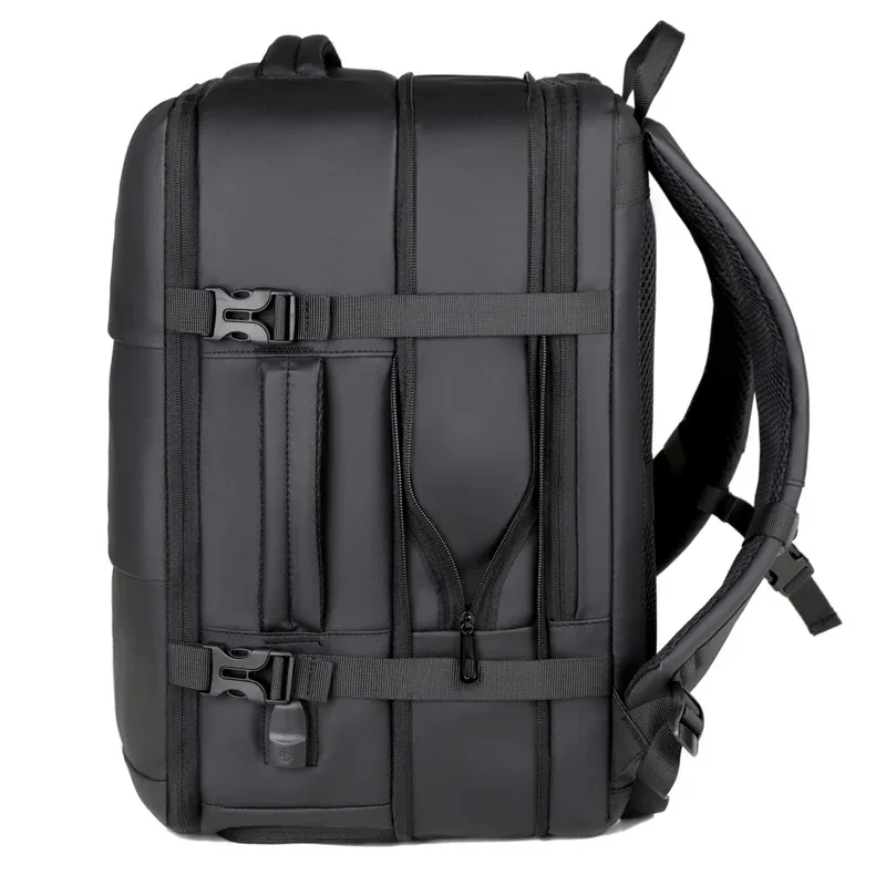 Sac à dos étanche pour voyages d'affaires, sacoche pour ordinateur portable 15,6 pouces avec chargement USB, sac à dos de grande capacité pour hommes et femmes