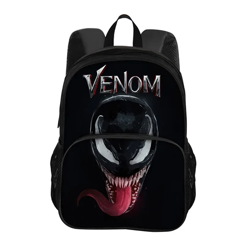 sac à dos avec poche avant venom movie, à la mode, pour voyage, papeterie, cadeau pour enfants, école, polyvalent