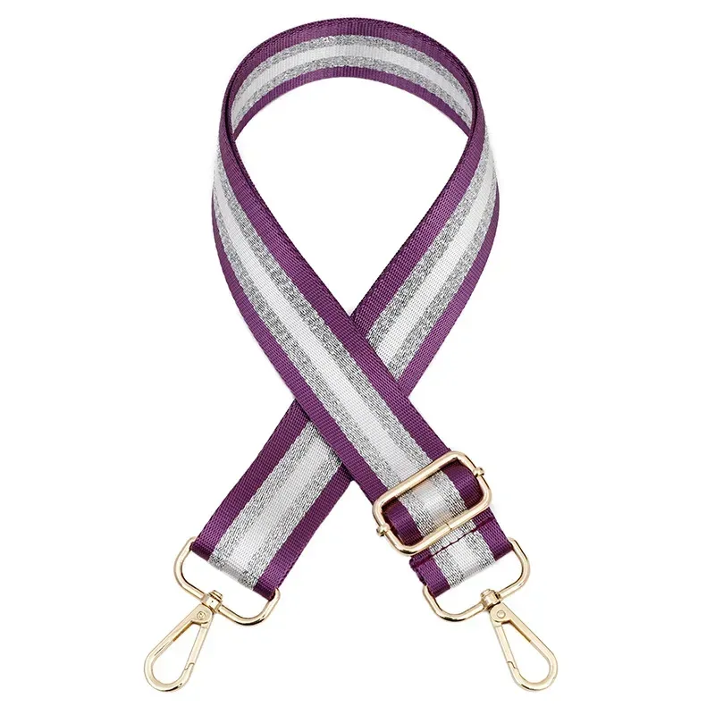 deepeel – sacs à bandoulière pour femmes, sangle de couleur argent soie 80 ~ 3.8cm, sangles réglables, remplacement à une épaule, accessoires de sac à bandoulière, 130cm