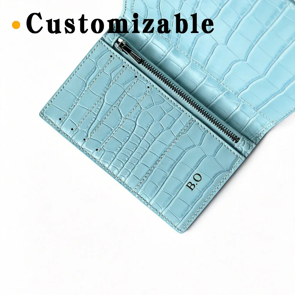 porte-passeport en cuir véritable gaufré crocodile, portefeuille de voyage avec blocage rfid, style himalayen, luxe, nouveau porte-passeport