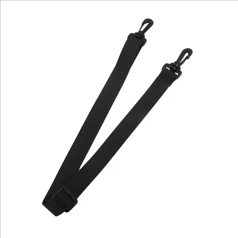 sangle de sac d'ordinateur de 2,5 cm de large en sangle pp pour sac à main homme, porte-documents, sac bandoulière, ceintures d'épaule réglables, longues bandes noires