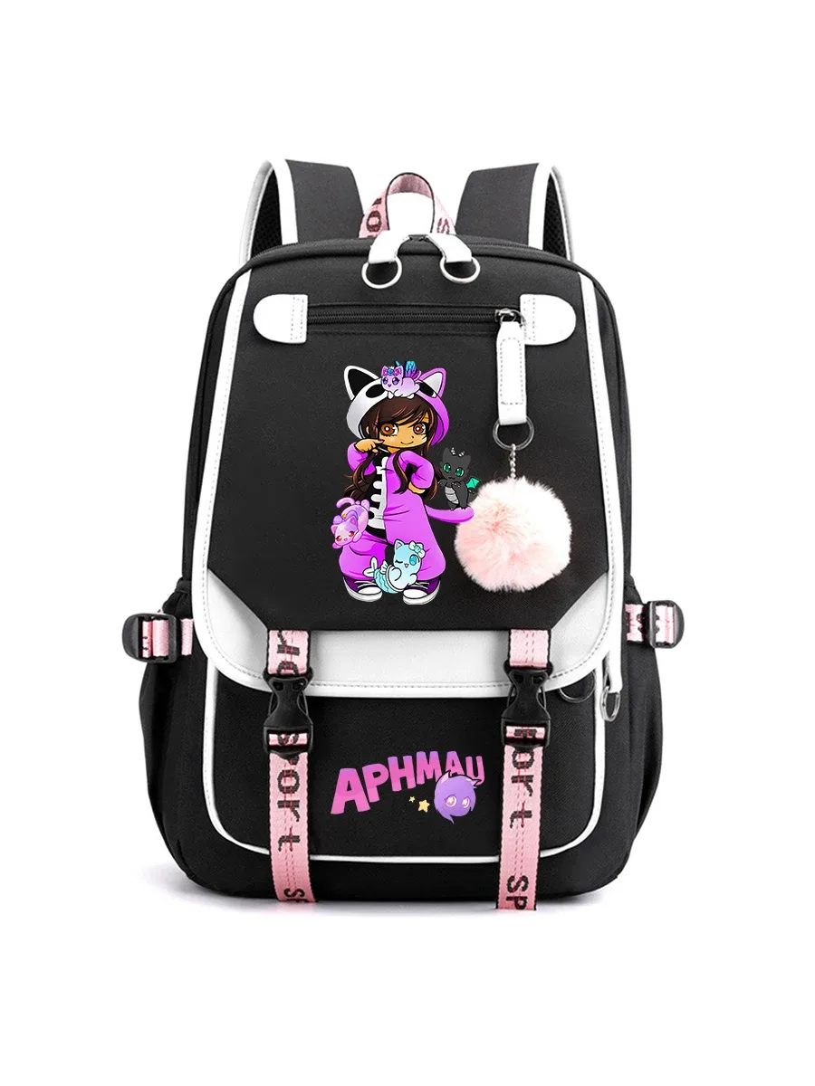 sac à dos aphmau anime pour adolescents, sacs à livres tendance pour la rentrée scolaire, sac à dos pour ordinateur portable pour étudiants