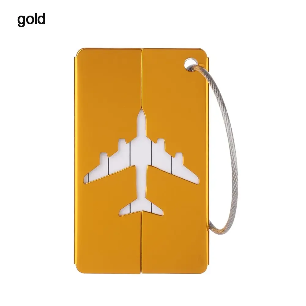 étiquettes de bagage de voyage réutilisables, valise attro, bagage de vacances, identification d'avion avec cordes, identification du sac, infraction