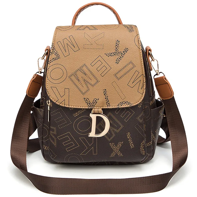 sac à dos en cuir vintage pour femmes, sac à bandoulière de haute qualité pour femmes, sac de voyage pour dames, sac d'école pour filles, mochilas.