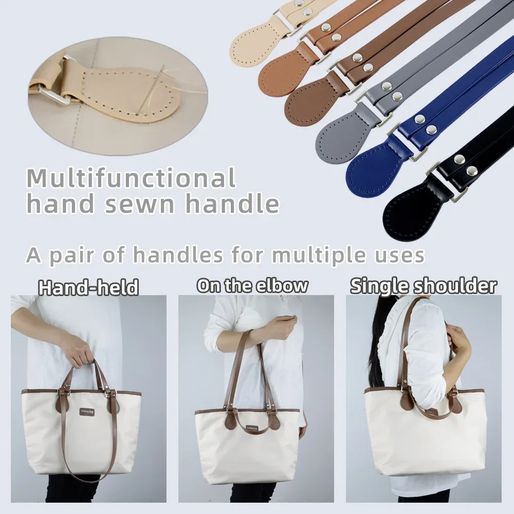 poignées multifonctionnelles cuir beige usage voyage sangles remplacement accessoires sac bandoulière portage épaule main