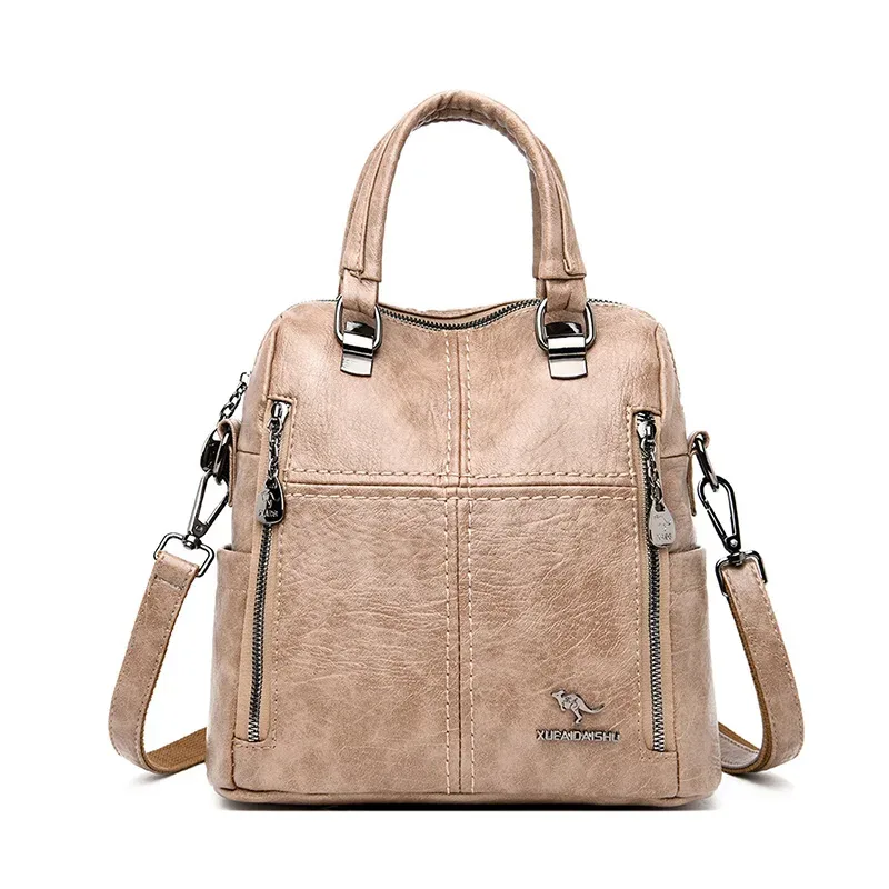 sac à dos en cuir vintage pour femmes, sac à bandoulière pour femme, sac de voyage pour femmes, sac d'école pour filles