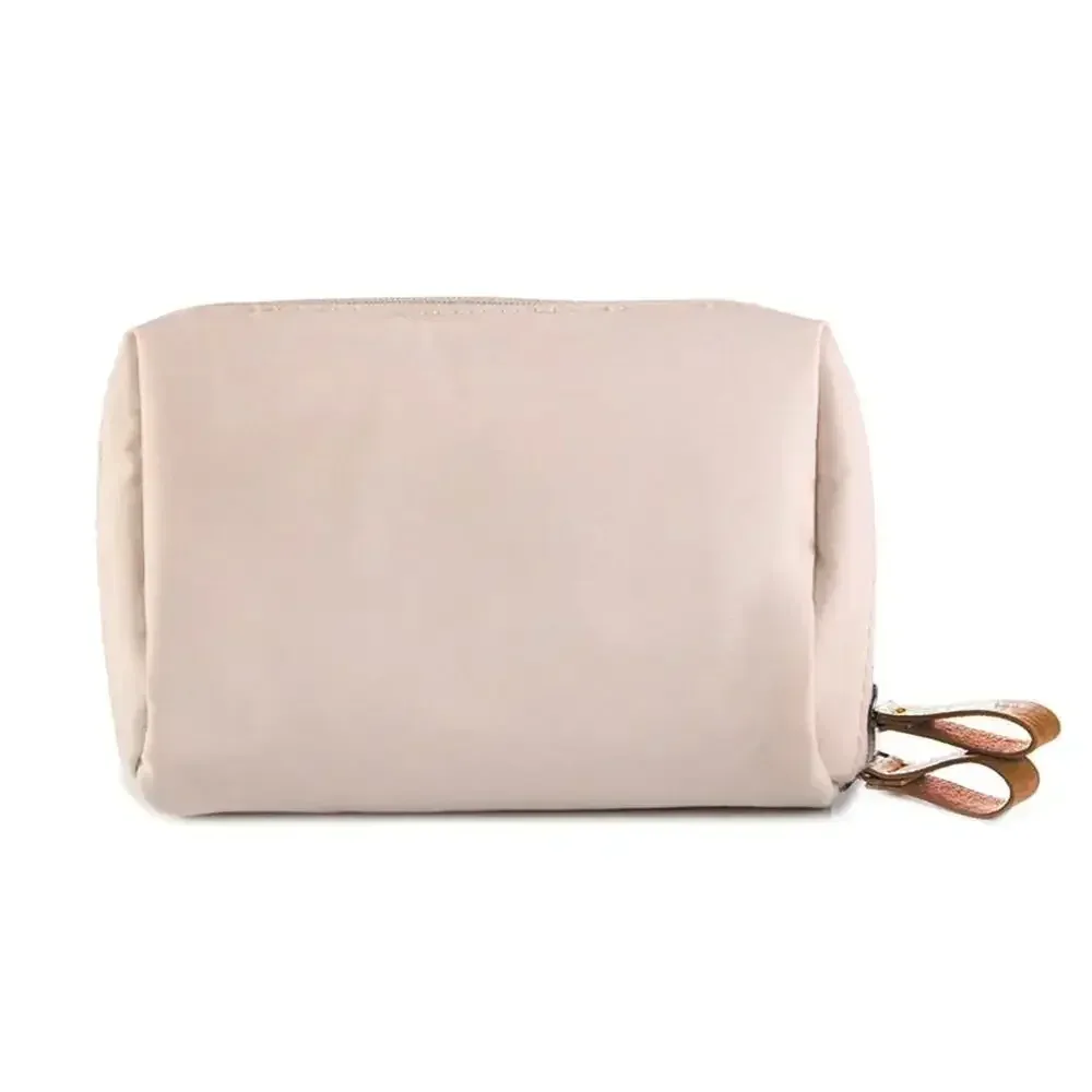 nouvelle trousse de maquillage simple pour femme, couleur unie, style coréen, pochette de toilette, sac de rangement imperméable, étui de luxe pour cosmétiques