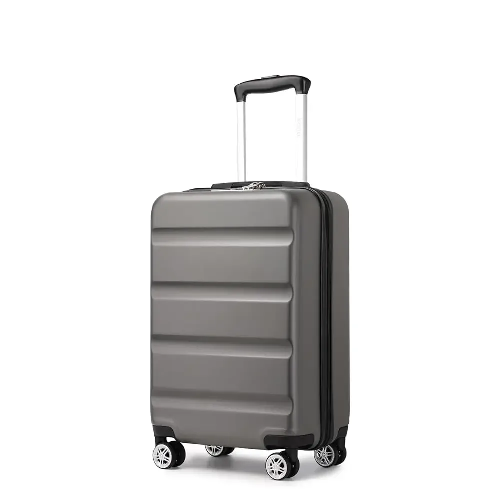 valise à main kono-étui rigide léger avec serrure tsa et 4 roues spinner, cabine (55/65/75 cm)