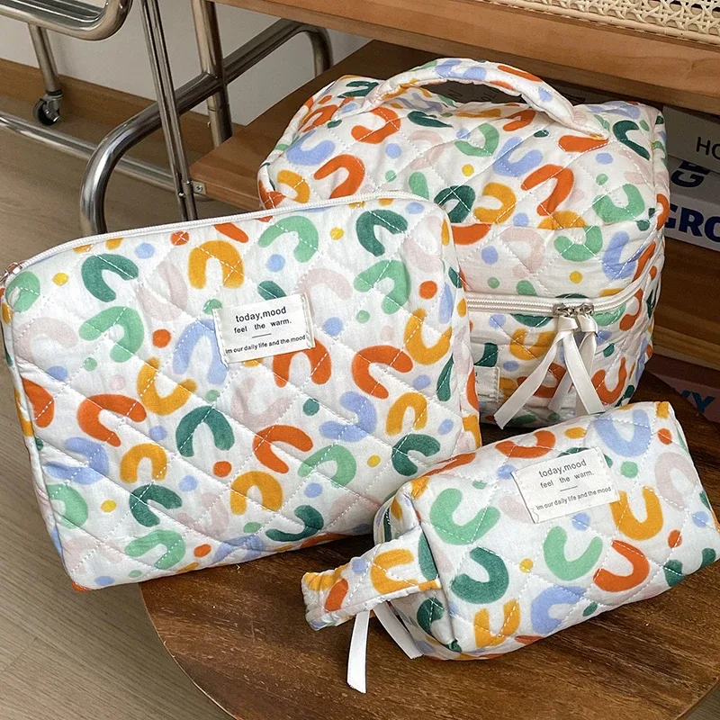 sac fourre-tout de voyage portable pour femmes, style vintage, tendance, pour le rangement de cosmétiques, mignon, vente en gros