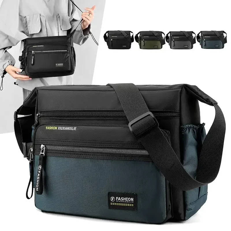 hommes sacs à bandoulière mâle nylon sacs à bandoulière garçon sacs de messager homme sacs à main pour voyage décontracté grand sac
