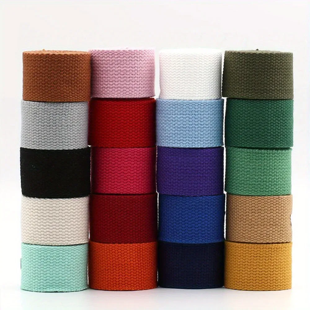 cerclage de sangle portable 5m x 32mm, pour sac à dos, bricolage, accessoires de ceinture de couture, ruban de décoration pour vêtements