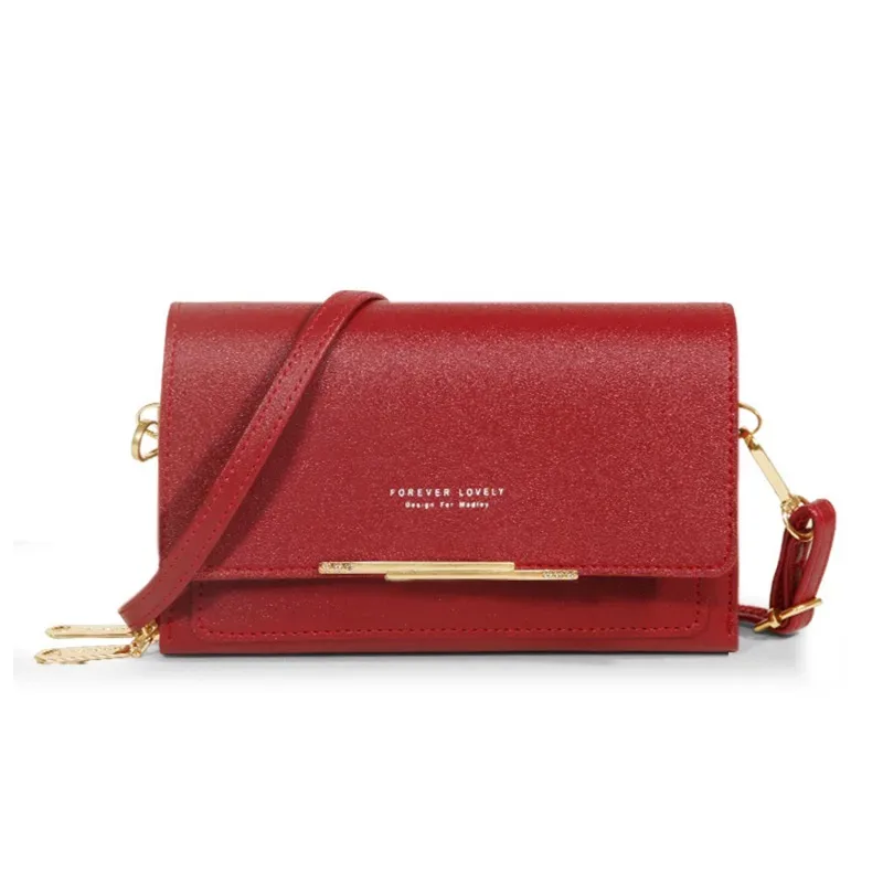 portefeuille coréen pour femmes, sac à main multi-cartes, grande capacité, sac à bandoulière décontracté, paquet de téléphone portable, nouveau style à la mode