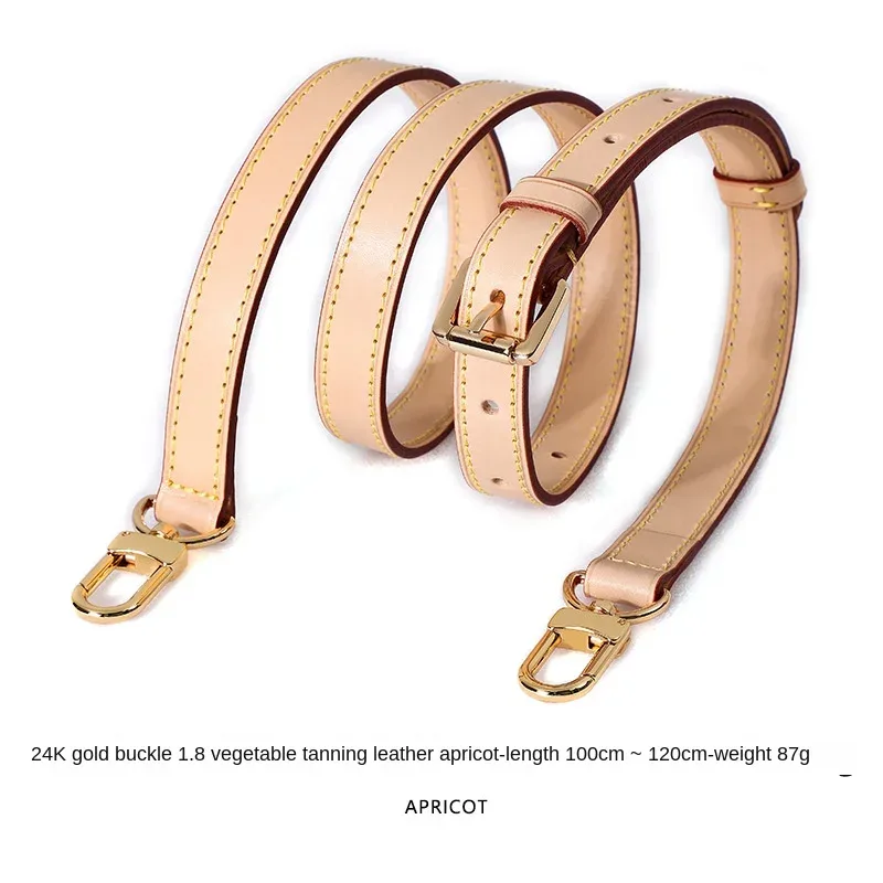 sangle de sac en cuir véritable 100% pour lv speedy 20 25 30, bandoulière réglable pour sacs longs, ceinture de 120 cm, accessoires