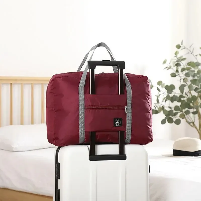 sac de voyage pliable à la mode : sac à main de grande capacité et résistant aux éclaboussures pour fitness et voyages de vacances unisexes