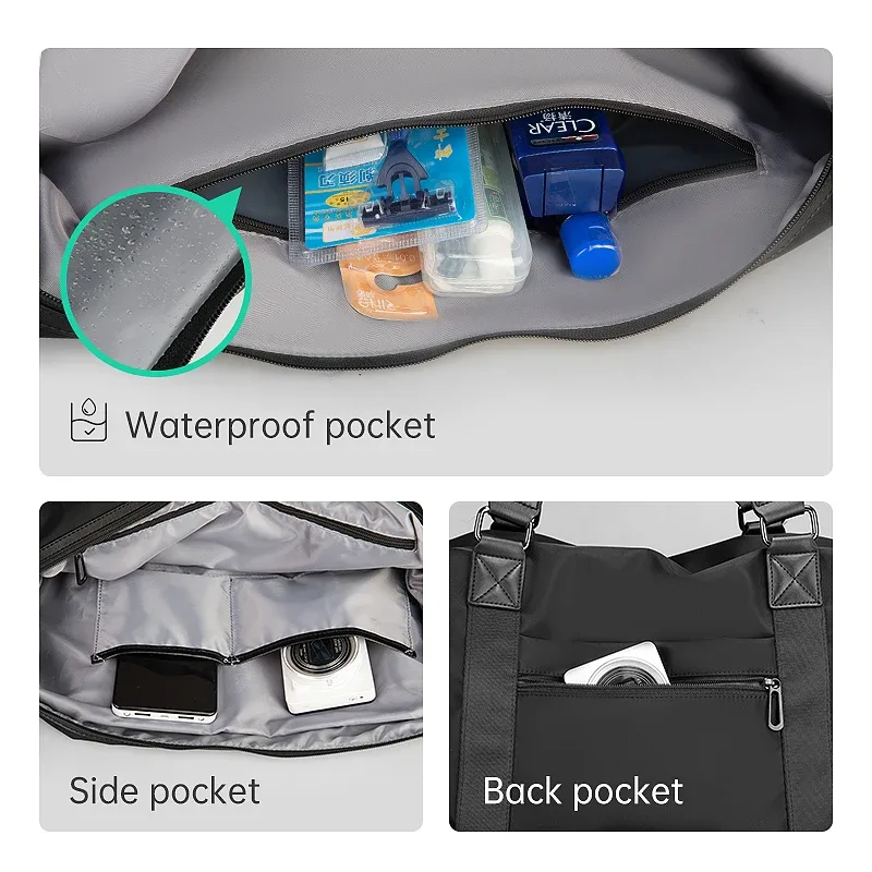sac de sport mark ryden grande capacité 33l, sac de voyage imperméable avec sangle de bagage pour hommes, idéal pour le sport