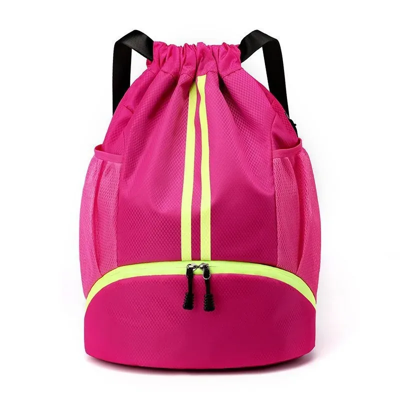 sports incontournable séparation humide et sèche sac de natation basket-ball football volley-ball, chaussures sac à dos paquet cordon portable a