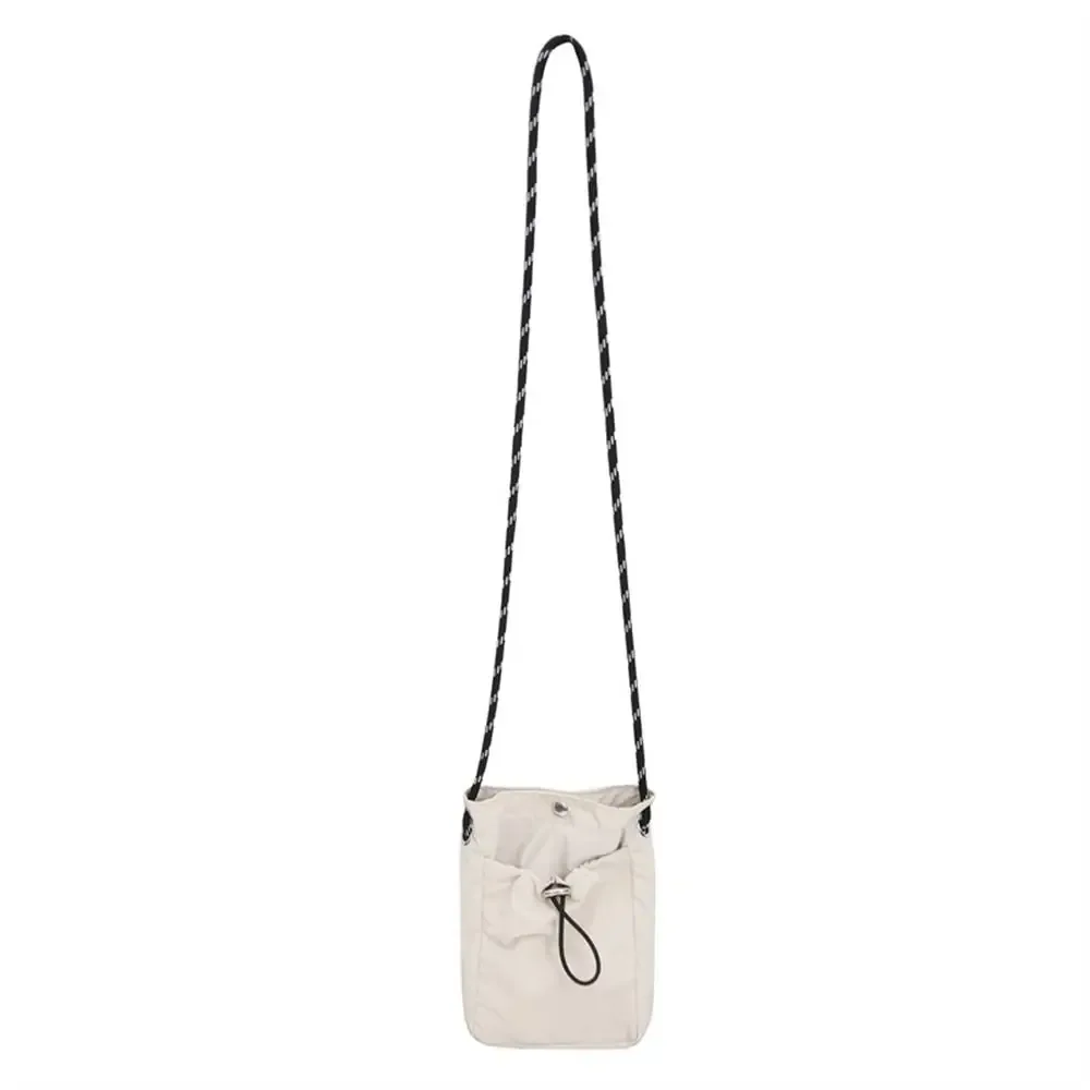 sacs à bandoulière en toile tendance, couleur unie, style minimaliste, sac pour téléphone, sac messager léger pour l'extérieur