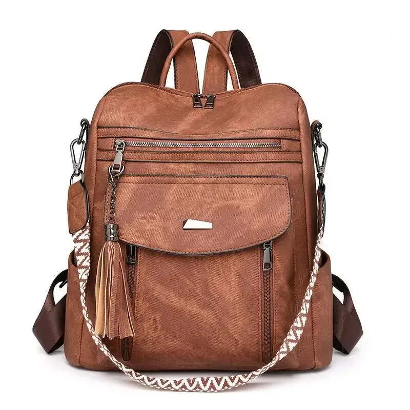 offre spéciale sac à dos de luxe pour femmes couches multifonctions double sacs à bandoulière de luxe bonne qualité printemps tendance pu sac pour femmes