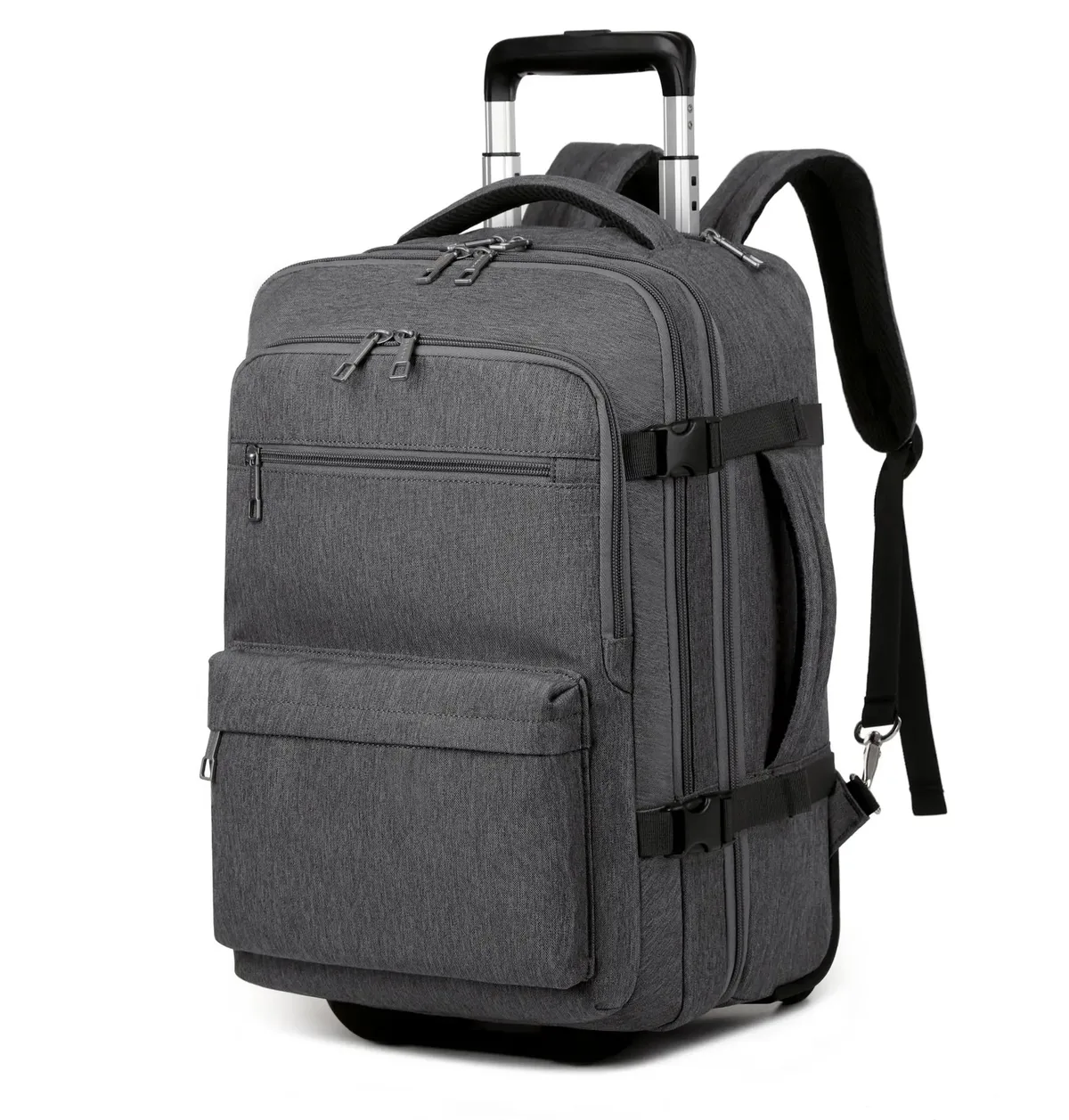 Sacs de voyage à roulettes pour hommes, bagages à main de 20 pouces, sac à dos à roulettes pour l'école, sac de voyage à roulettes de 18 pouces, valise à roulettes