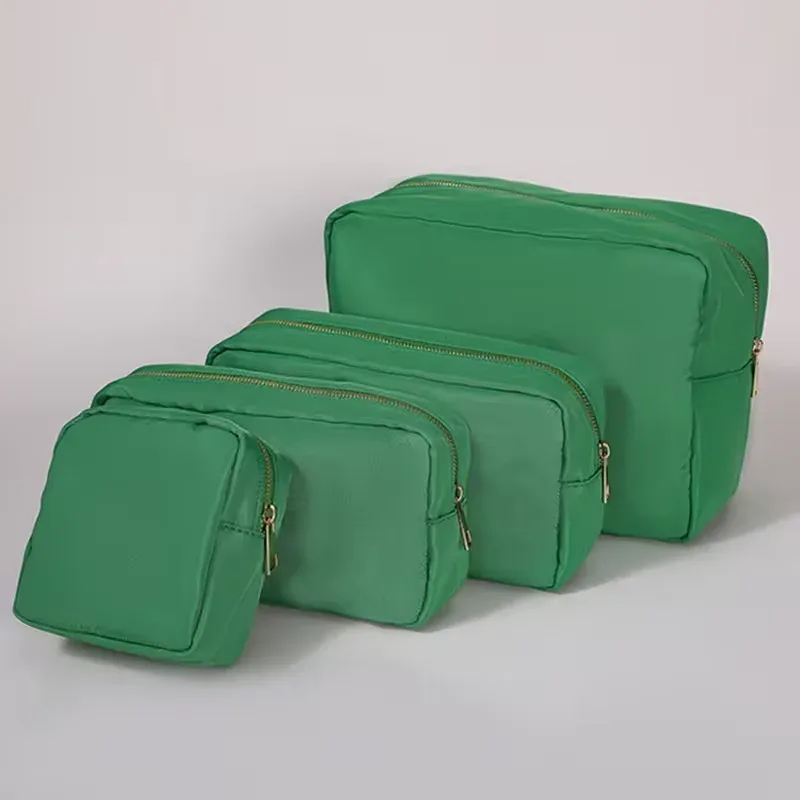 trousse cosmétique violette personnalisée, sac en nylon de maquillage, poudres personnalisées, patch chenille, grand étui de voyage, trousse de toilette, cadeau de mariée, taille xl