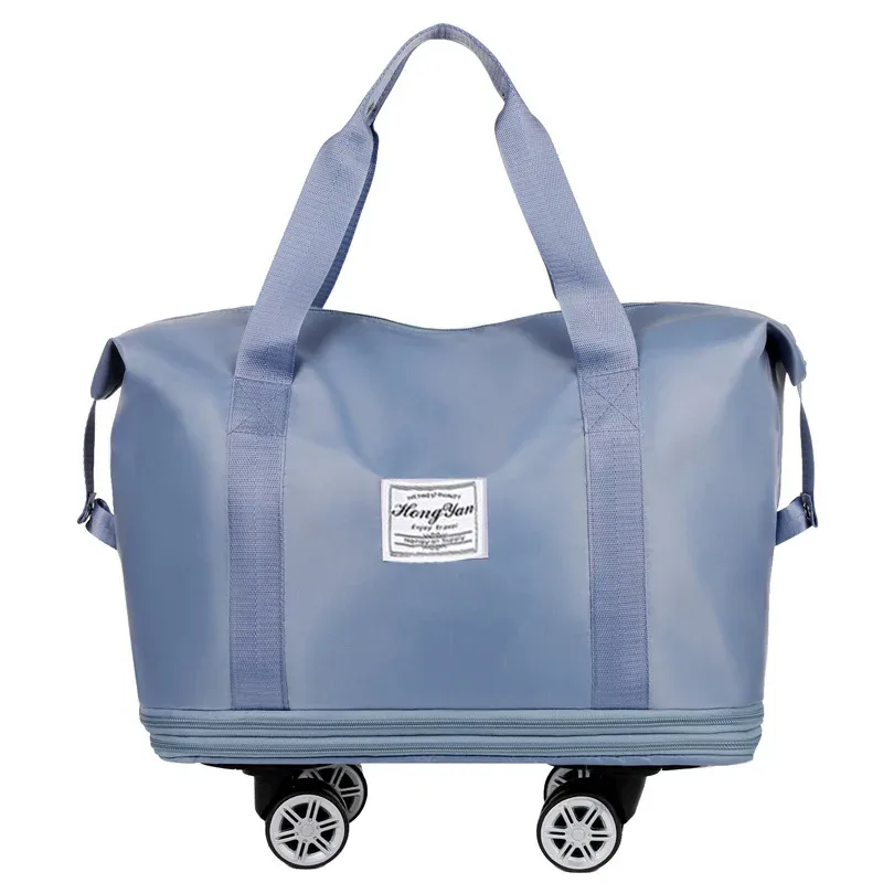 sac voyage bagage roulettes oxford université toupie poignée sup lat front blanche unisexe grande capacité séparation humide sèche
