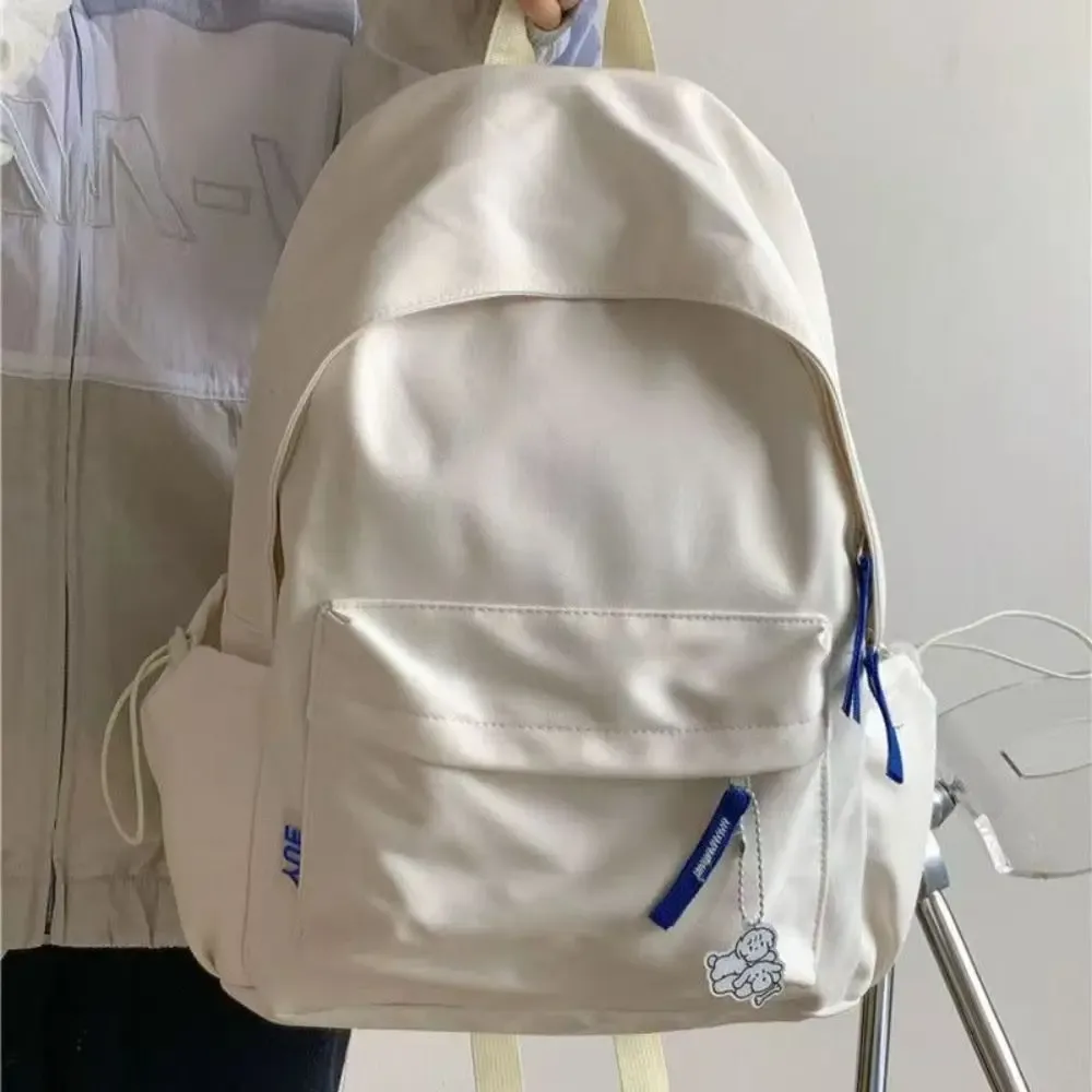 grande capacité décontracté mode sac à dos ultra-léger école ordinateur portable sac à dos fermeture éclair simple mignon étudiant sac d'école pour filles garçons