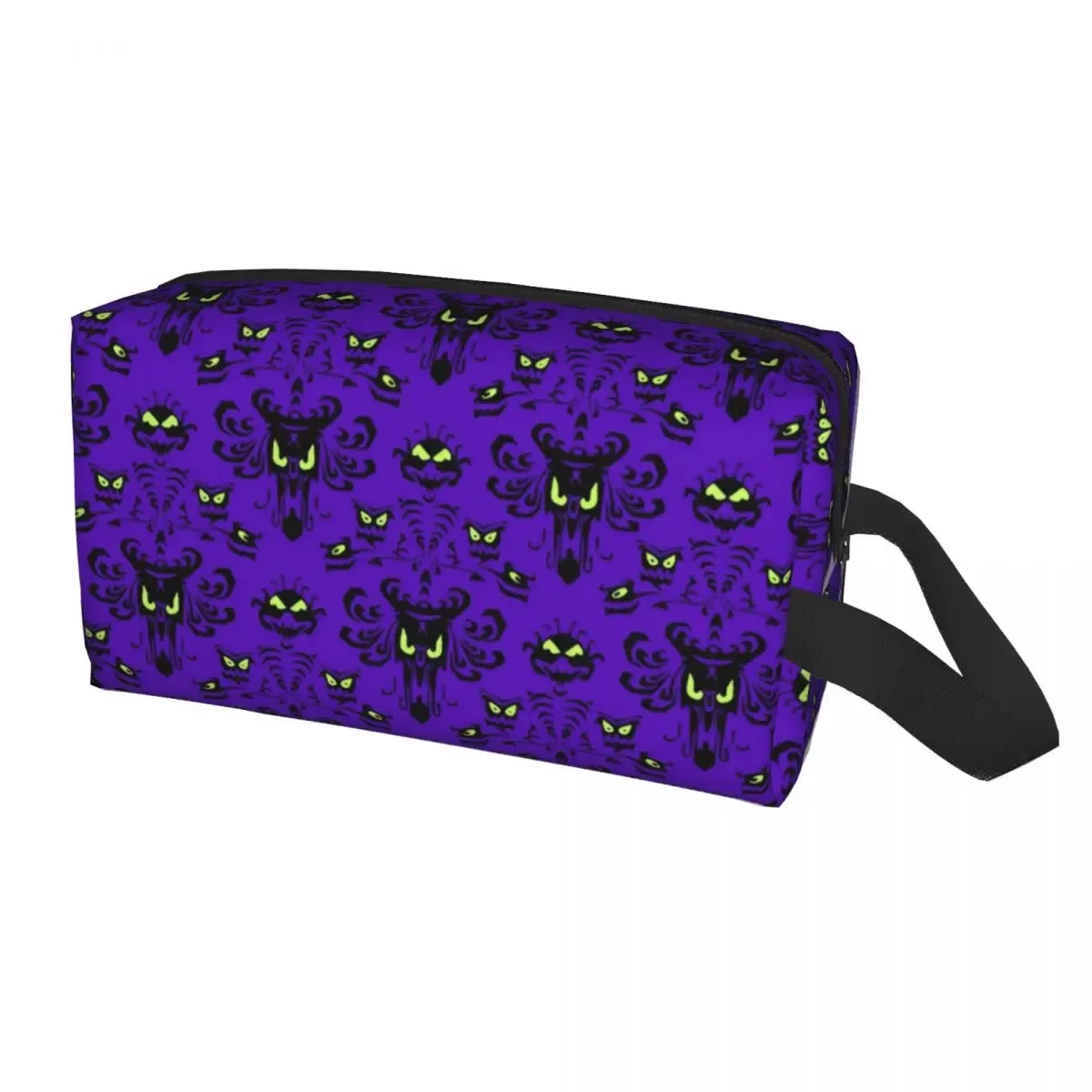 trousse de toilette de voyage personnalisée, mignonne, extensible, pour manoir hanté, maquillage, cosmétique, trousse de rangement, pour femme