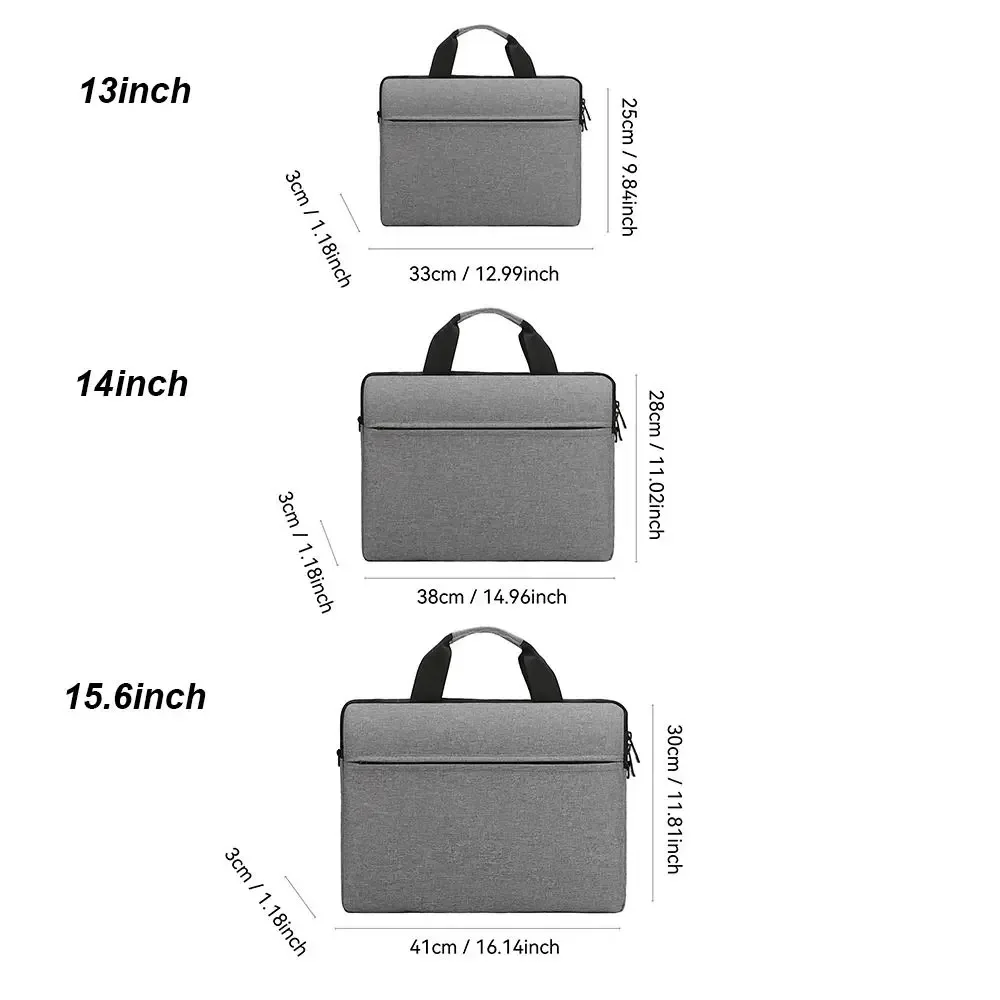 13.3 14 15.6 pouces ultra mince ordinateur portable sac à main housse pour ordinateur portable pochette sac à bandoulière pour lenovo hp dell asus samsung