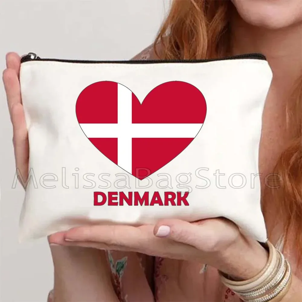 danemark france grèce égypte équateur mexique roumanie états-unis émirats arabes unis états-unis belgique cap-vert pochette de rangement pour cosmétiques en forme de cœur