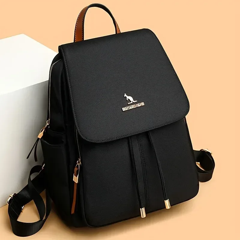 sac à dos polyvalent et à la mode, sac à dos pour femmes de grande capacité version coréenne, fermeture à glissière, adapté aux voyages et aux déplacements