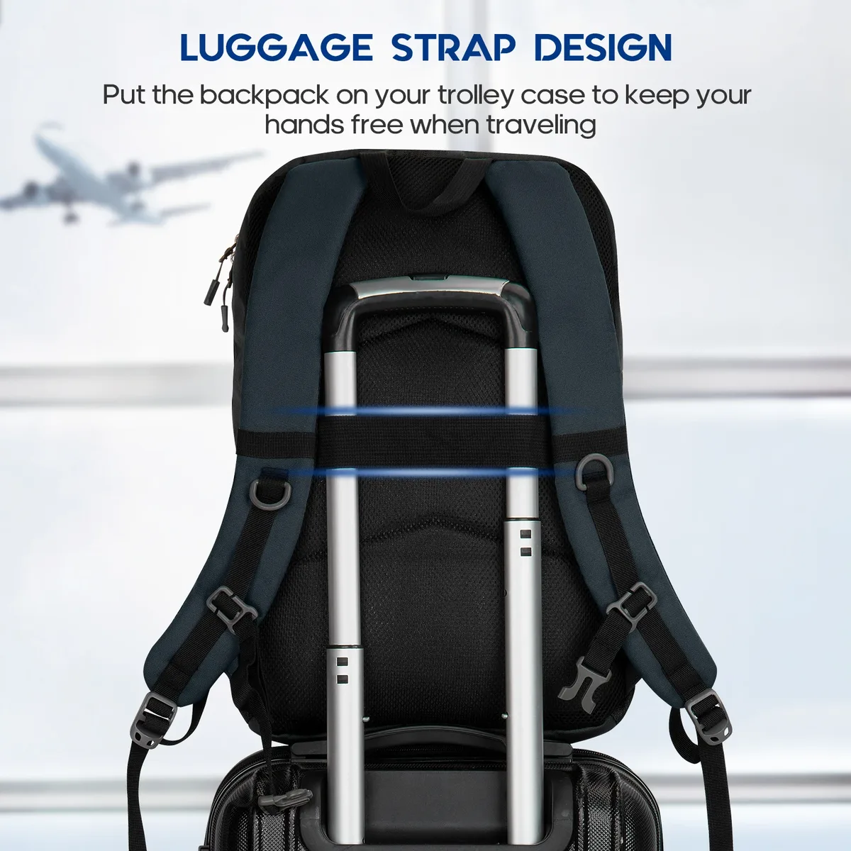 sac dos nylon beige polyester intérieur informatique sangle respirante poche latérale fermeture éclair usage voyage sport randonnée