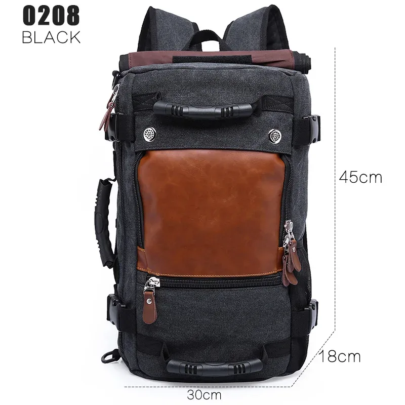 kaka 50l étanche voyage sac à dos hommes femmes multifonction 17.3 sacs à dos d'ordinateur portable mâle extérieur sac à bagages mochilas meilleure qualité