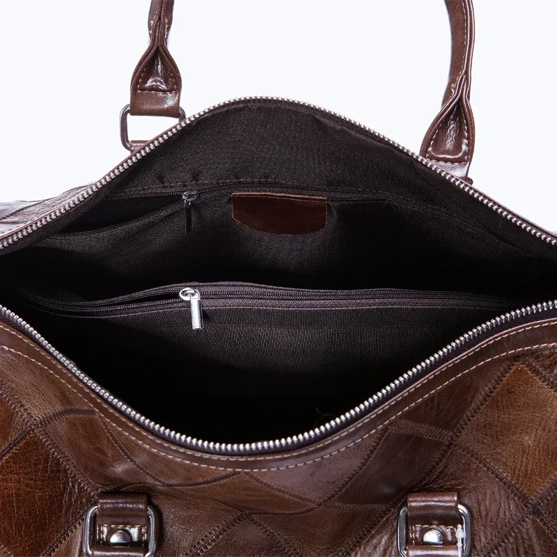 westal sacs de voyage pour hommes bagages à main sacs de sport en cuir véritable bagages en cuir sac de voyage valises sacs à main grand/semaine sac