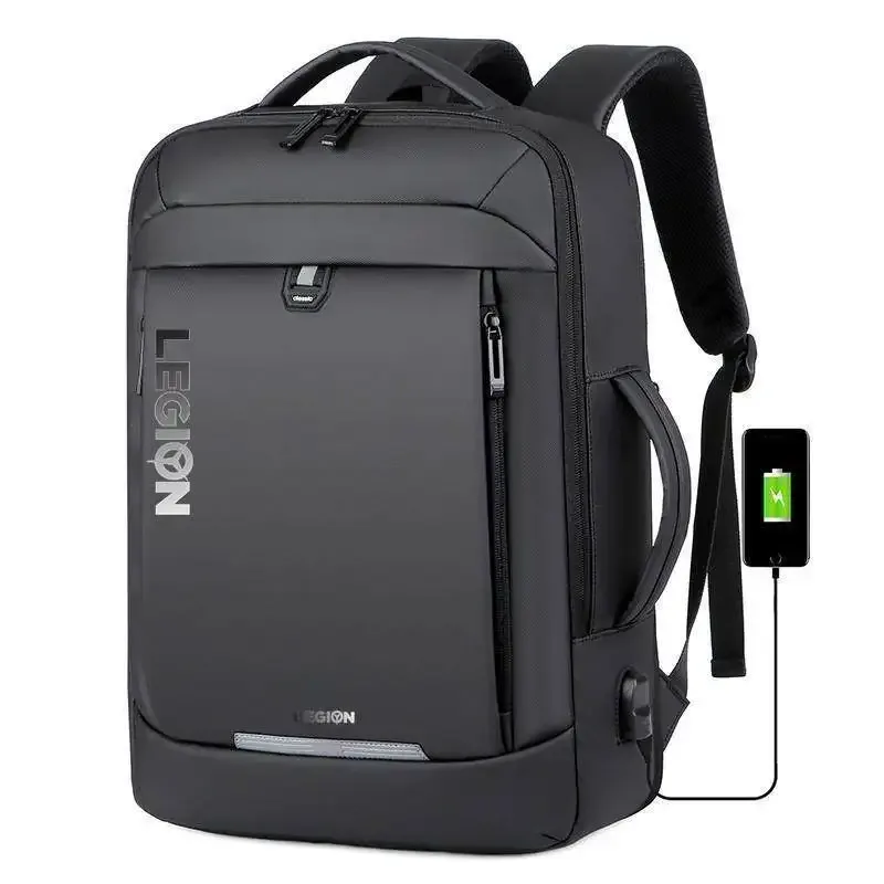 sac à dos unisexe antichute et antichoc pour ordinateur portable, nouveau style 2026, esthétique haut de gamme, sac à double bandoulière personnalisable en tissu oxford pour affaires