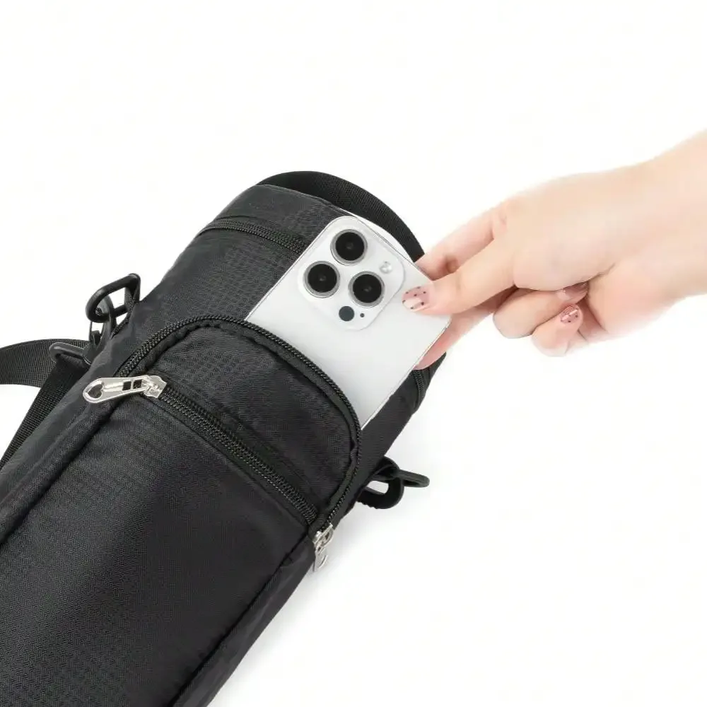sac de glace oxford personnalisé, sac de rangement portable étanche isolé et pour bouteille d'eau froide, adapté aux voyages, camping et randonnée