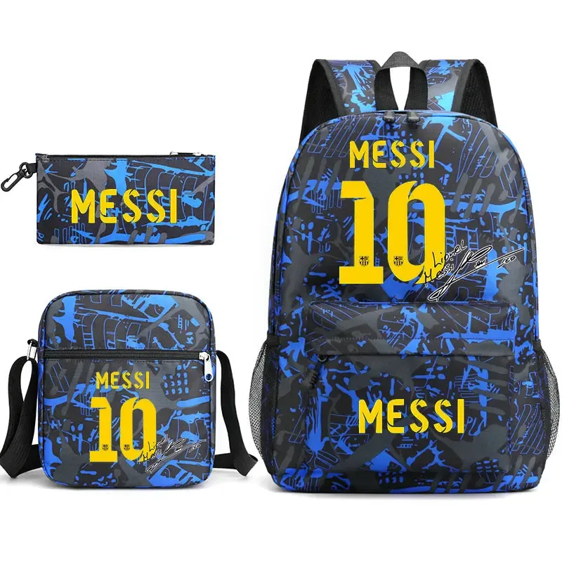 sac à dos messi léger et décontracté, grande capacité, pour femmes, hommes, étudiants, trousse à crayons, sacs à bandoulière, ensembles