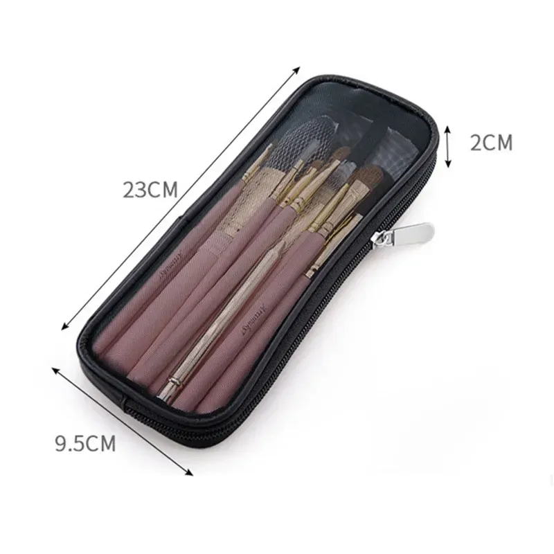 trousse de voyage pour pinceaux de maquillage, sac de toilette pour cosmétiques, organisateur pour hommes et femmes, outils de beauté, kit maille dopp, accessoires de rangement de lavage