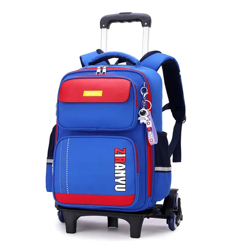sacs à dos roulants pour enfants de l'école primaire chariot école étudiant sac à dos sac à roulettes retour à l'école sacs à dos avec roues