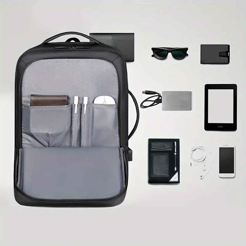 sac à dos professionnel grande capacité pour hommes, sac à dos tendance pour étudiants, sac multifonctionnel pour ordinateur portable