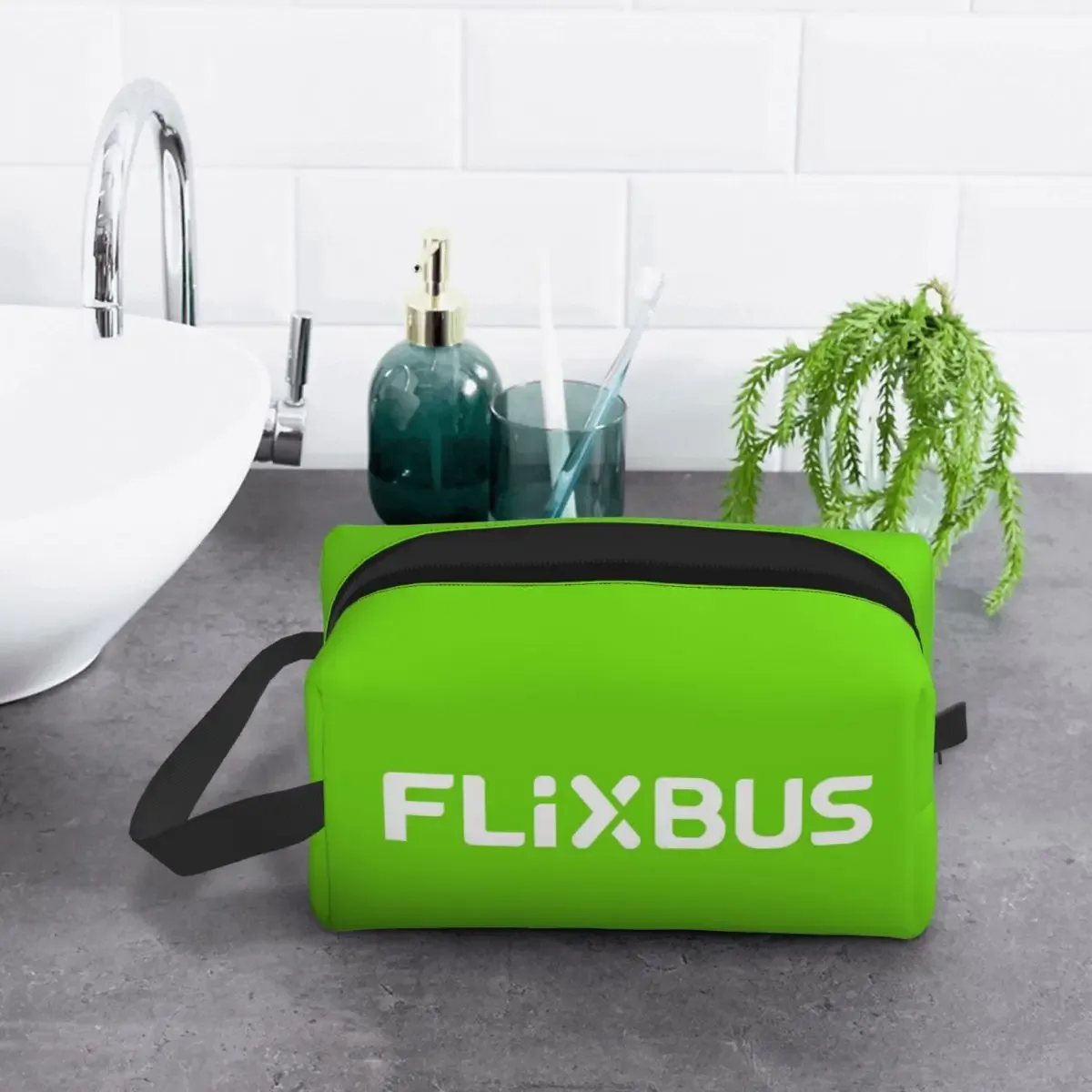 trousse de maquillage flixbus, organisateur cosmétique, trousse de toilette, trousse de voyage pour femmes, beauté