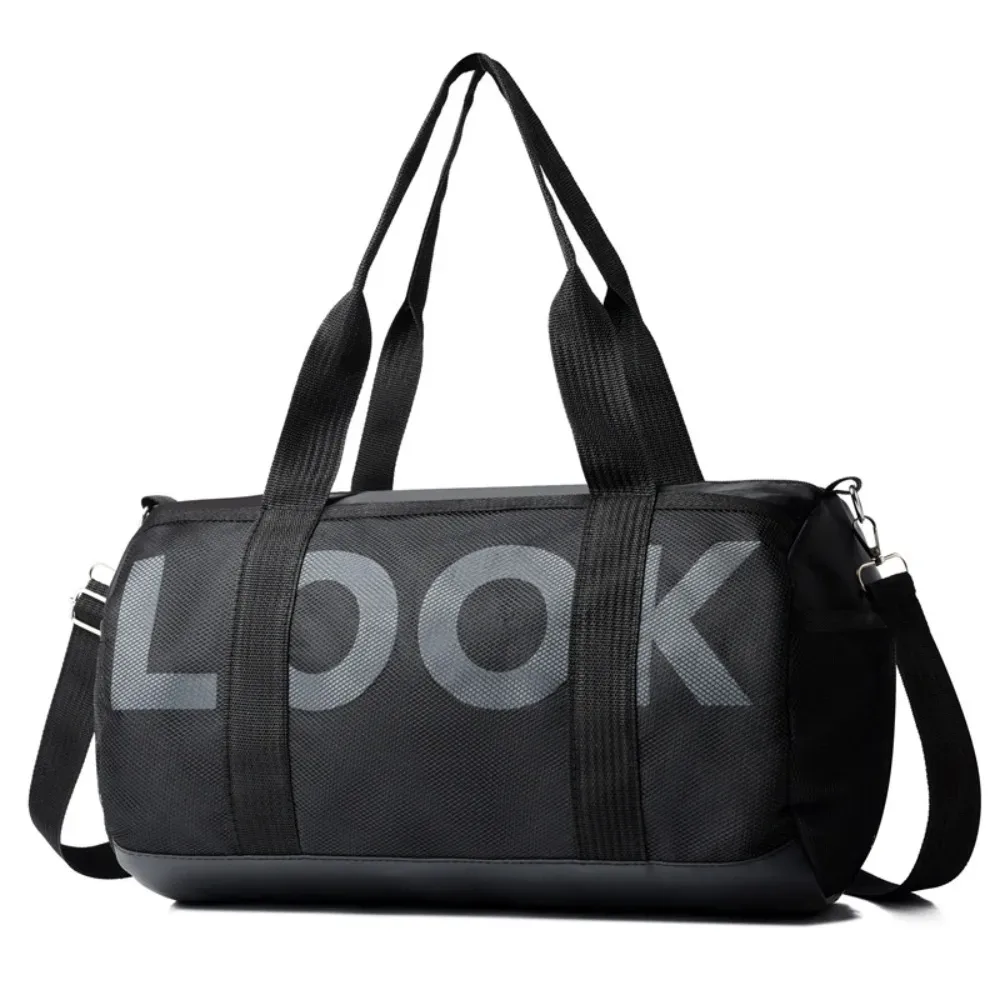 sac de voyage en nylon tendance, grande capacité, motif look, sac à main de sport imperméable et robuste, sac à bandoulière pour homme et femme