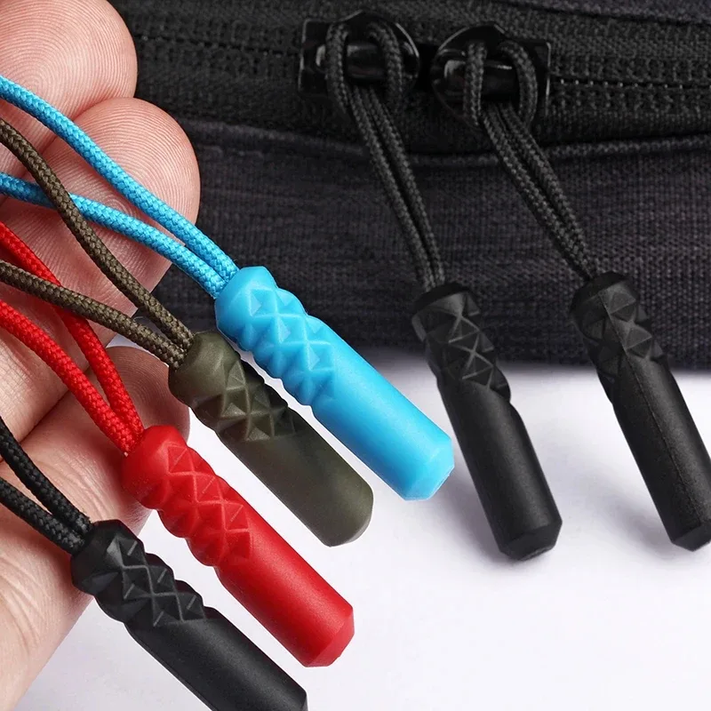 10/20 pièces tiroir de fermeture éclair, embout de remplacement pour cordon, clip de fixation pour boucle cassée, languette de fermeture éclair pour sac de voyage, valise, tente, sac à dos