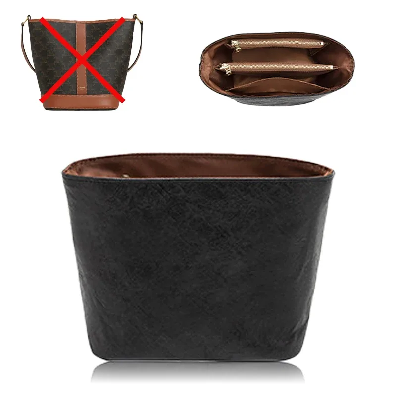 insert organisateur de sac pour sac à main bucket s m 191442cas, doublure de rangement intérieure super légère, accessoires en papier dopont résistant à l'usure
