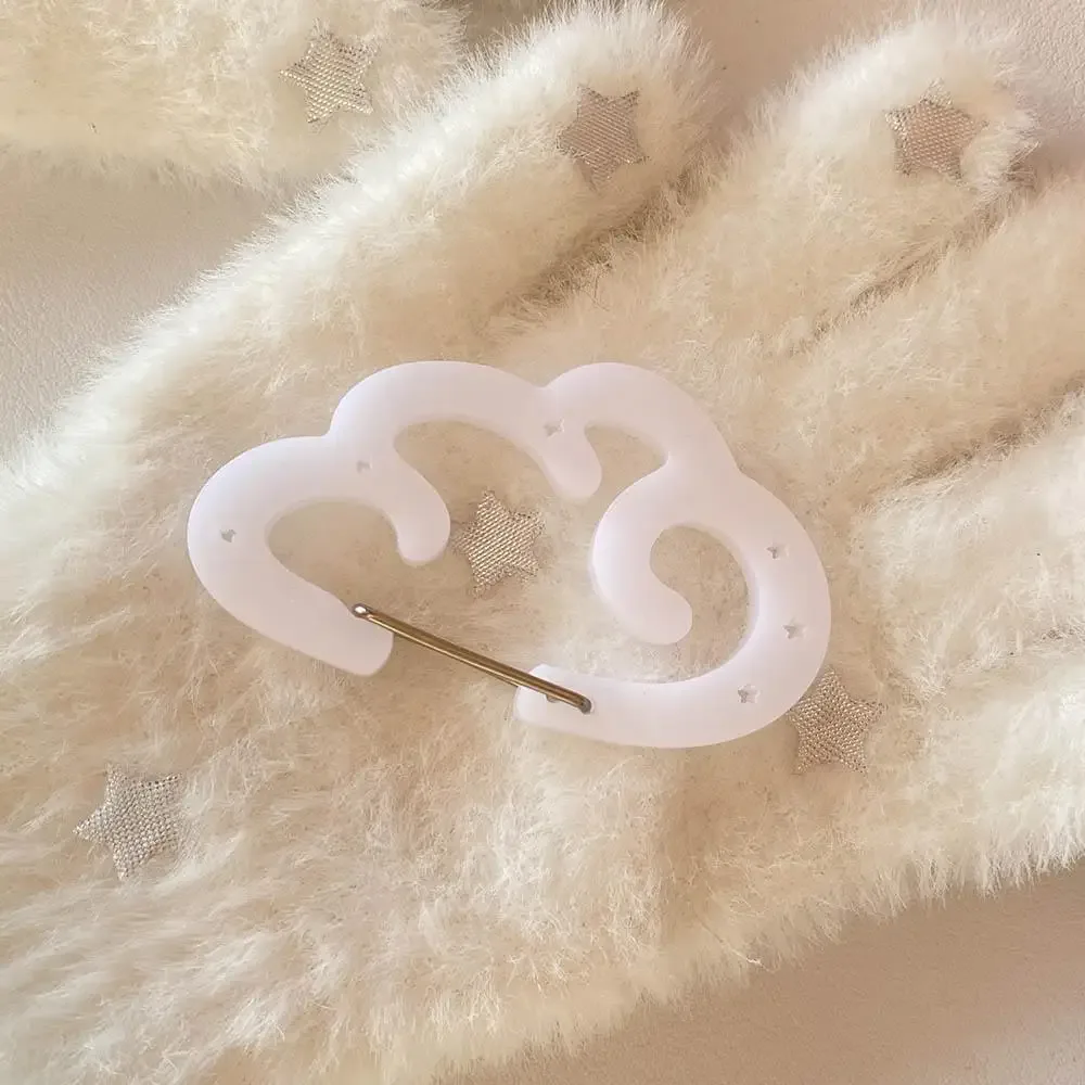 mousqueton en acrylique kawaii pour sac à dos, pendentif, décorations pour manuel, porte-clés, boucle d'escalade, breloques de sac en acrylique, accessoires de décoration pour sac ita