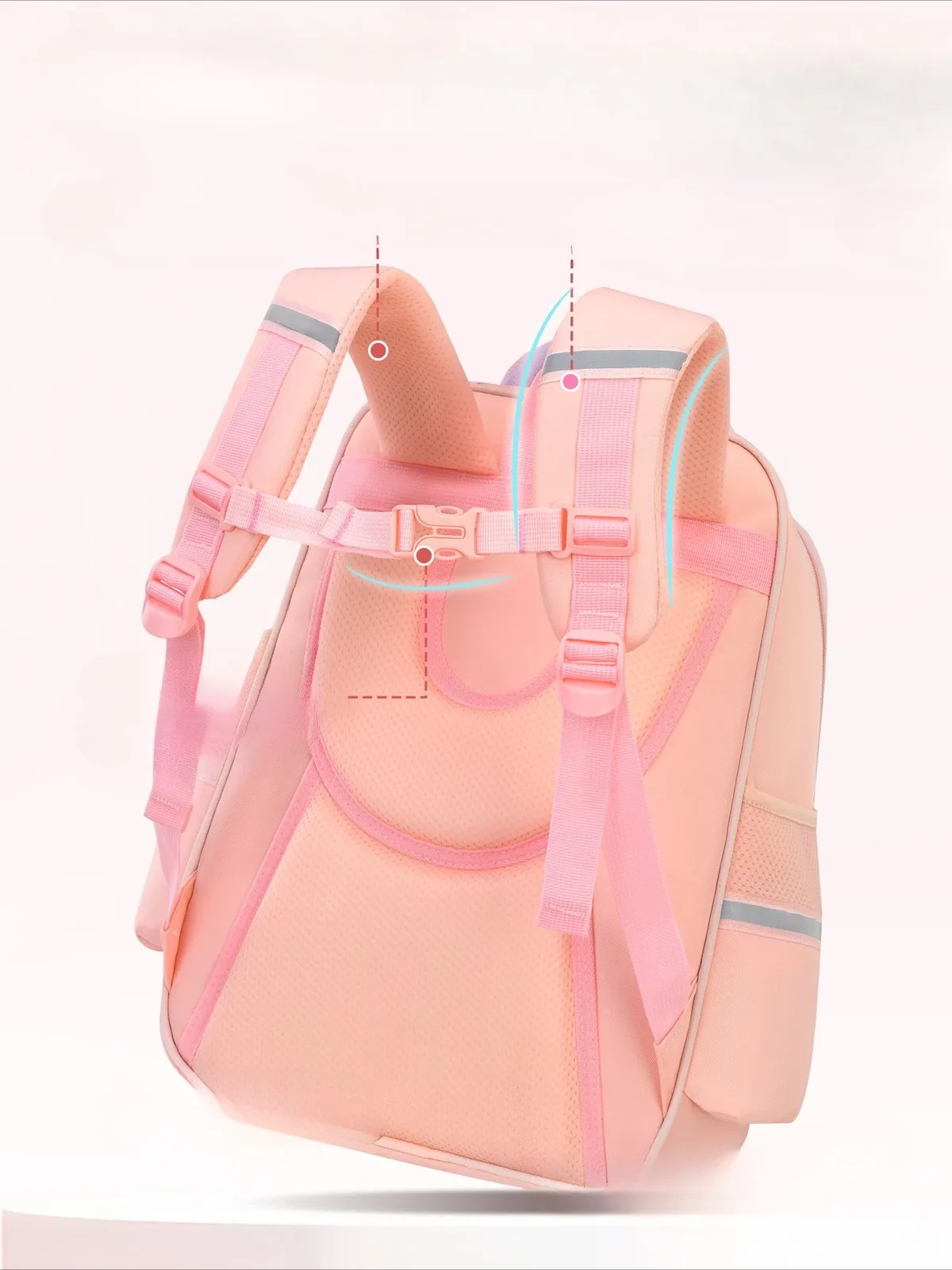 sac à dos léger et imperméable pour filles de 1 à 5 ans, grande capacité, protection de la colonne vertébrale, pour l'école primaire.