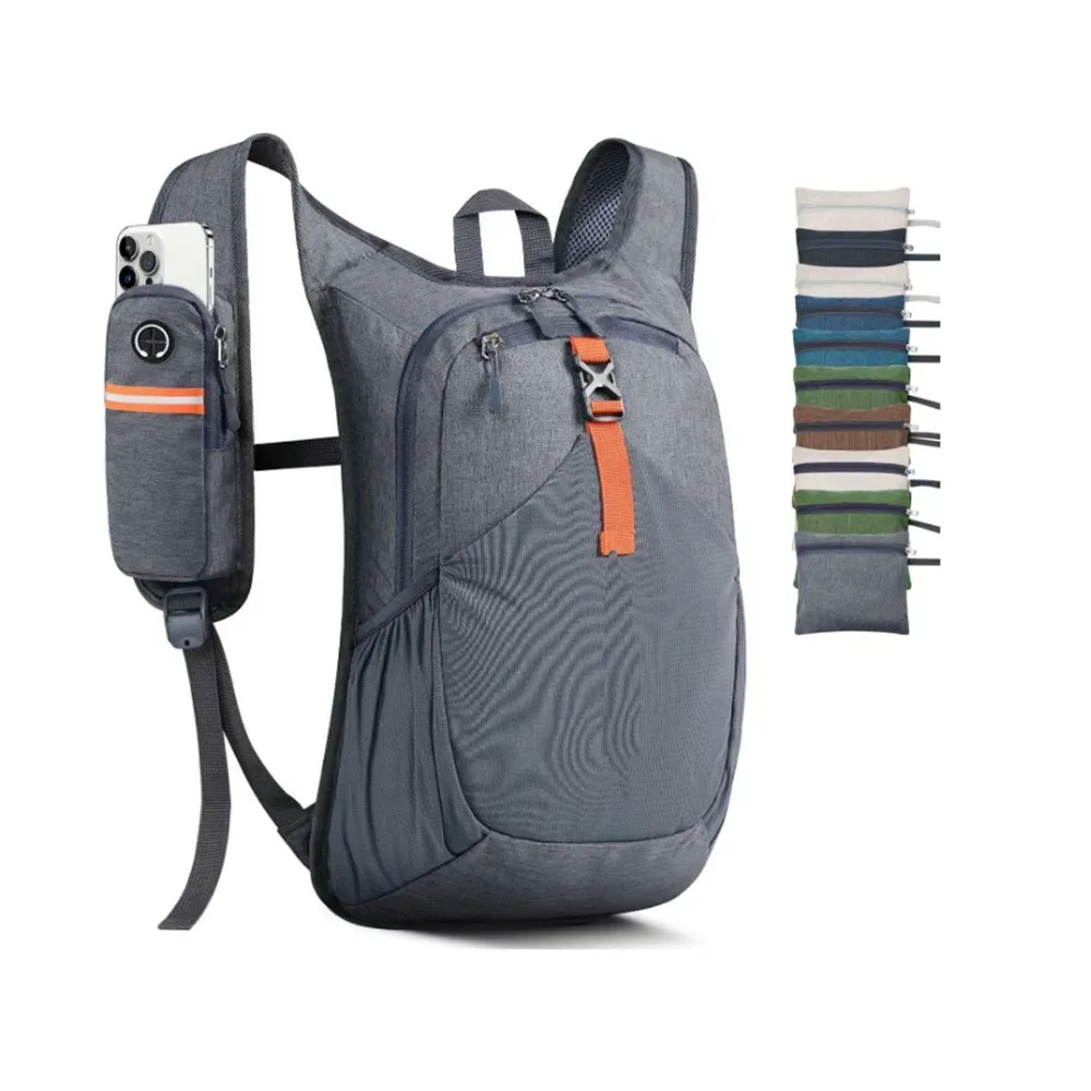 sac à dos de randonnée de haute qualité 15l, pliable, léger, petit sac à dos compact, plusieurs poches, ultra-léger, sac à dos de randonnée d'une journée