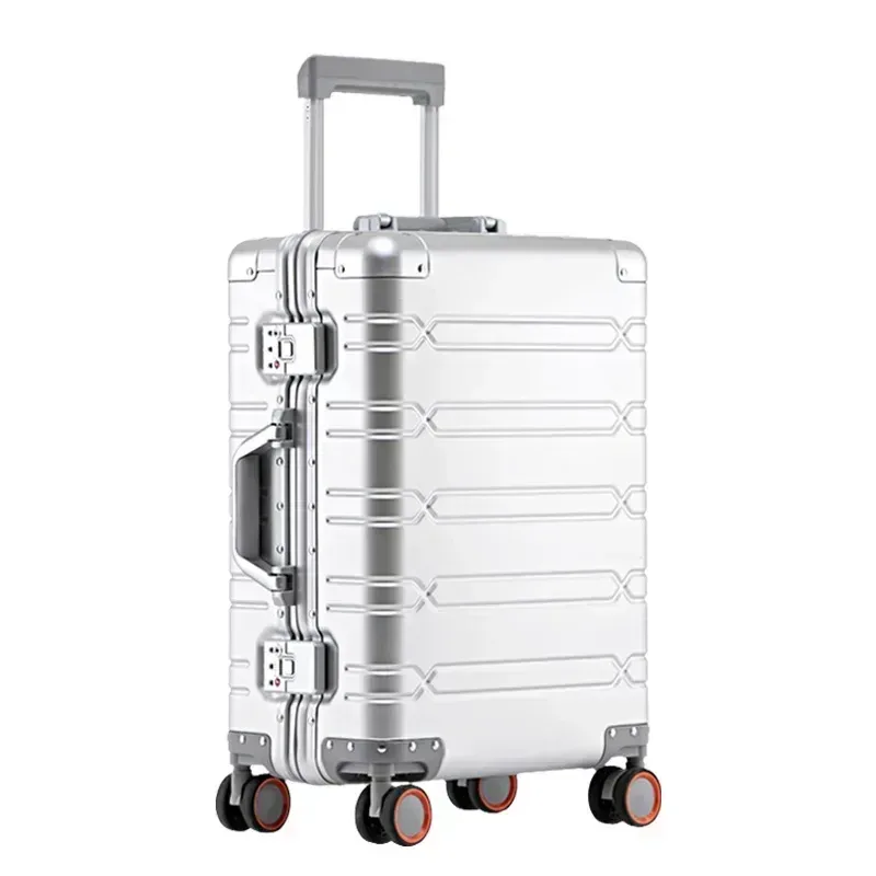 traveltrolley bagages 20 ''valise de cabine à main sacs de voyage bagages roulants valise de voyage en alliage d'aluminium-magnésium