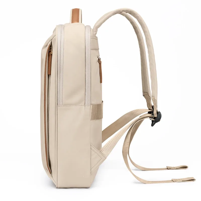 golf-sac à dos mince pour ordinateur portable pour femme, sac à dos élégant avec 2 armements informatiques, sac à dos de travail léger pour femme, 15 pouces, 16 pouces